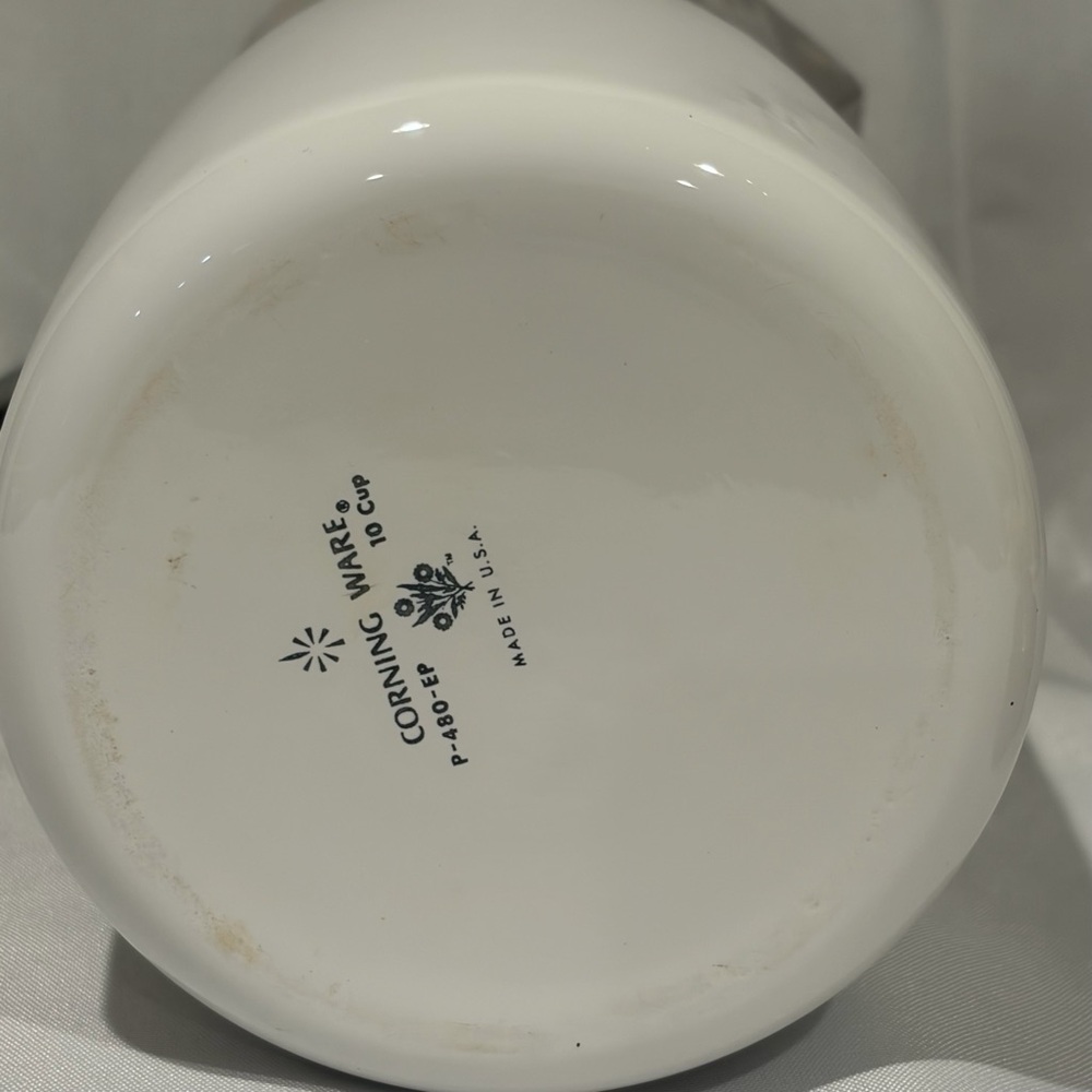Corning Ware "Platinum Filigree" 10 Cup Electric Percolator-Untested Parts Only - Picture 7 of 11
